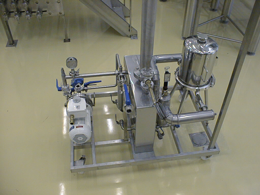 Skid de glaçage et de filtration.